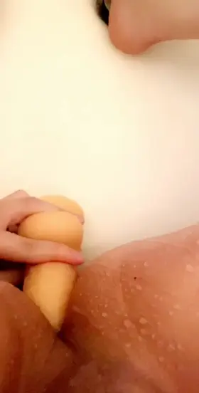 Having some fun in the shower. Join me