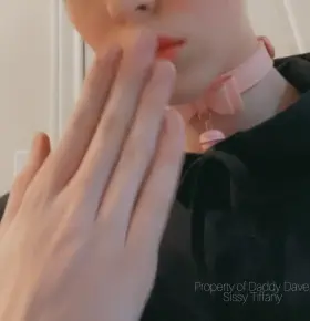 My enslaved sissy Tiffany wishing everybody a good Friday morning also doing her panty verifications 😉