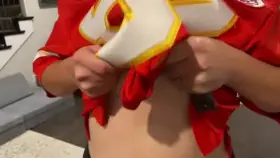 Chiefs win! Thanks #87 😘