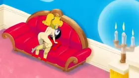Princess Peach riding dick cowgirl style