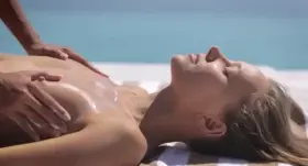 Oiled up Boob Massage - Katya & Putri Cinta