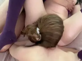 Pixie being the best toy she can while her fiance fucks Daisy's face [M] [M] [F] [F]