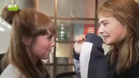 A lot of psyching up first