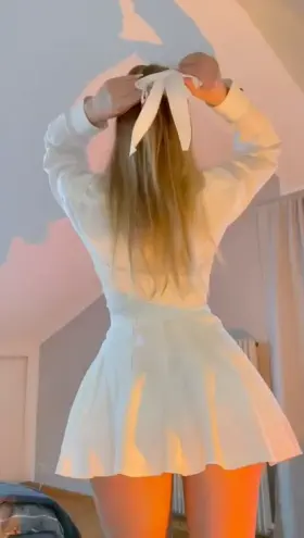 If I wear this, do you think you could give me more cum?