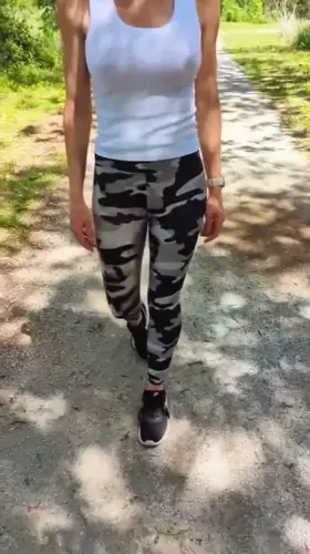 Wife's shirt just keeps coming off, hope that's not a problem