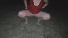 Outdoor fun at midnight