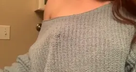 [OC] Nipple Piercings & Sweater Weather do not mix (pls kiss better)