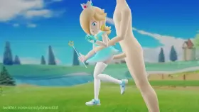 Rosalina in her golf outfit
