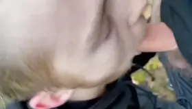 Me (19) sucking off my straight friend in the woods 😈🍆💦