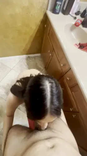 Can you tell i love sucking big cock?