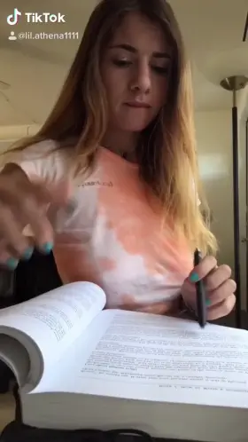 my first tiktok 😅 just trying to get hw done 🥺