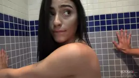 [Jasmine Vega] backs it up until he's about to bust