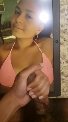 Cute girl drained me