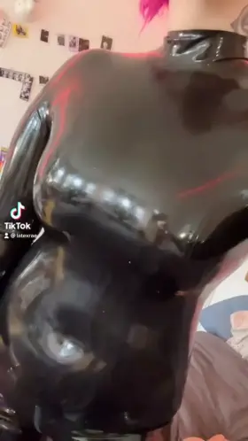 Pink hair and latex a turn on?