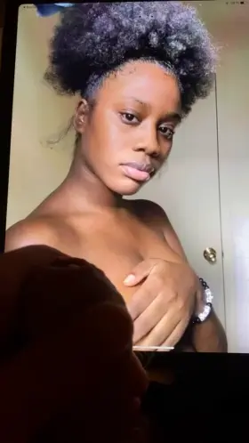 I love cumtribute on ebony and black girls. Do you want to be next ? send me pics or videos and i will send you your video nsfw