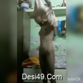 After bathing Wearing clothes