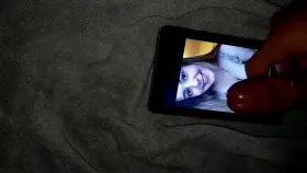 Leaking cum on a busty onlyfans girls