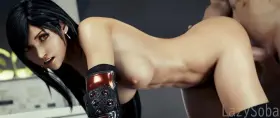 Tifa gets fucked from behind (Soba)