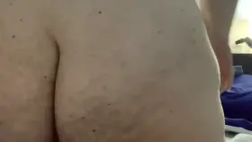 BBW all natural, hairy butt cheekies 😜