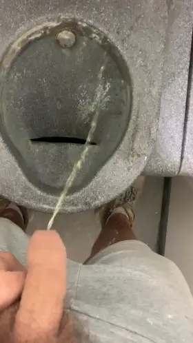 19 Years Old Bisexual Pissing Uncut On building site