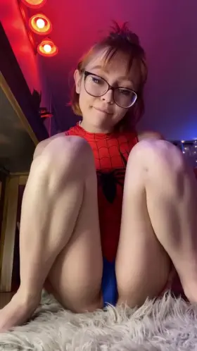 Can I ride you till you shoot your web inside me?