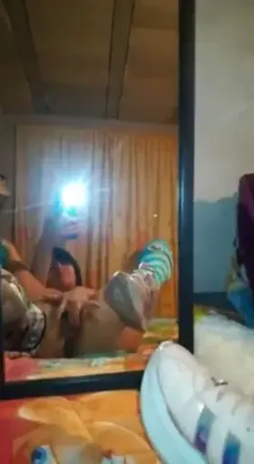 I dont know why but I really like to masturbarte me in front of the mirror do you like? 🤭🤭🤭🤭