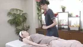 Bukkake facial spa treatment keeps her skin radiant
