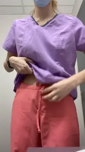 Enjoy this little titty drop I did in my work bathroom😏