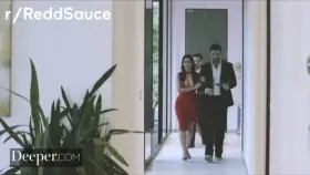 [Valentina Nappi] plays a game with the bell boy