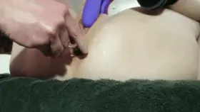 Anal Play with butt plug