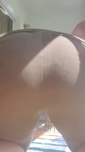 I'll hold my cheeks while you put it in