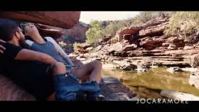 Riding my boyfriend while out on a hike. Public outdoor sex in nature 💖