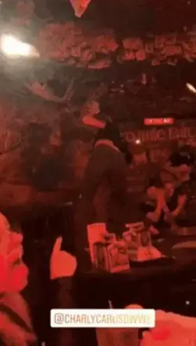 Charly Caruso acting like a wild one