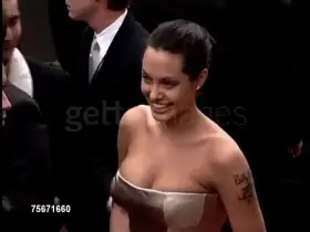 Angelina Jolie was quite busty back in the day