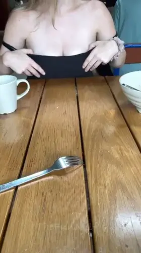 Did someone ask if boobs were on the menu?