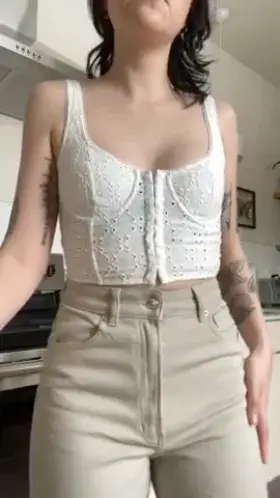 Watch me strip out of my clothes