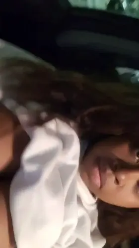 I was so horny after visiting the sex shop that I fucked myself in a public parking lot