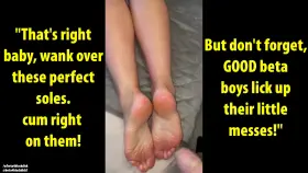 A Small price to pay to pay to get a taste of Eva Rose's perfect Soles!