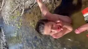 Crystal Clear Water and a Stellar Blowjob! 😇 (OC)