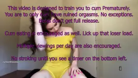 Premature Beta Trainer #21! Train that little clitty to bust at the sight of BBC.