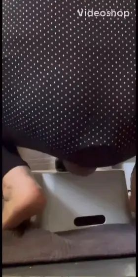 Experimenting hiding my plug in my skirt and gape gape gape! Anal GIF by tzplug