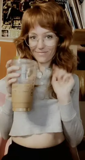 During my zoom meeting vs. right after 😈 [f]