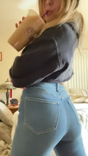 whoopsie my pants fell off when I was drinking my coffee this morning