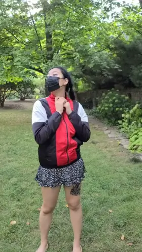 I love flashing my big tits in public, am I a bad girl?