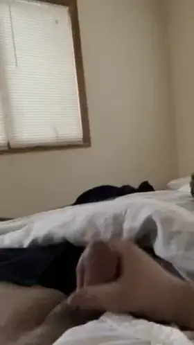 Rubbing one out after work