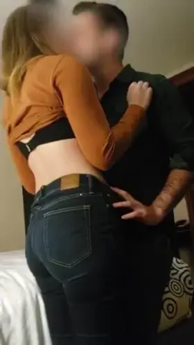 Hubby quietly watched from the corner as his hung friend undressed me 😍💦