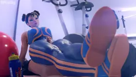 Chun-Li's workout (spluckytama)
