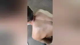 We fucked this guy on an abandoned train 😈 he wants the milk everyone 💦