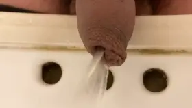 Hot piss pouring from my foreskin