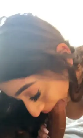 Violet Myres sucking big dick